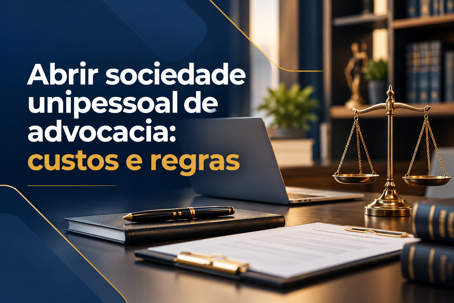 Abrir Sociedade Unipessoal de Advocacia